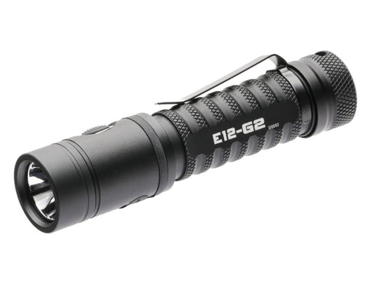 Powertac E12 Gen 2 Rechargeable LED Flashlight - 1300 Lumens - Includes 1 x 18650