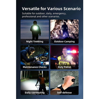 Klarus E2 Deep Pocket Carry USB-C Rechargeable LED Flashlight - CREE XHP35B HD - 1600 Lumens - Includes 1 x 18650