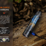 Fenix E35R USB-C Rechargeable LED Flashlight - Luminus SST70 - 3100 Lumens - Includes 1 x 21700