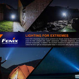 Fenix E35R USB-C Rechargeable LED Flashlight - Luminus SST70 - 3100 Lumens - Includes 1 x 21700