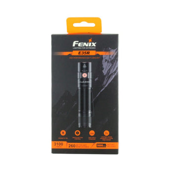 Fenix E35R USB-C Rechargeable LED Flashlight - Luminus SST70 - 3100 Lumens - Includes 1 x 21700