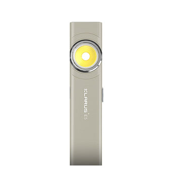 Klarus E5 USB-C Rechargeable EDC LED Flashlight - 470 or 600 Lumens - Uses Built-in 450mAh Li-ion Battery Pack - Multiple Color Options
