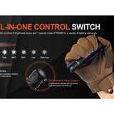 Acebeam E70 Mini LED Flashlight - Nichia 519A - 2000 Lumens - Uses 1 x 18650