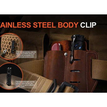 Acebeam E70 Mini LED Flashlight - Nichia 519A - 2000 Lumens - Uses 1 x 18650