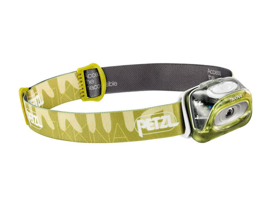 Petzl Classic TIKKINA LED Headlamp - 80 Lumens - Wide Beam Pattern - Includes 3 x AAA/LR03s - Green (E91HOU)