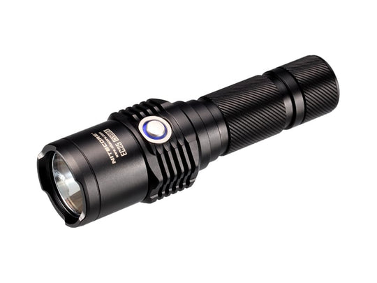 Nitecore Explorer EC25 Cobra Palm-Sized Searchlight - CREE XM-L U2 LED - Neutral White - 860 Lumens - Uses 2 x CR123s or 1 x 18650