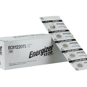 Energizer ECR1220 40mAh 3V Lithium Primary (LiMNO2) Coin Cell Battery - 1 Piece Tear Strip, Sold Individually