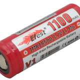Efest 1093 IMR 18500 1100mAh 3.7V Unprotected Lithium Manganese (LiMn2O4) Flat Top Battery - Boxed