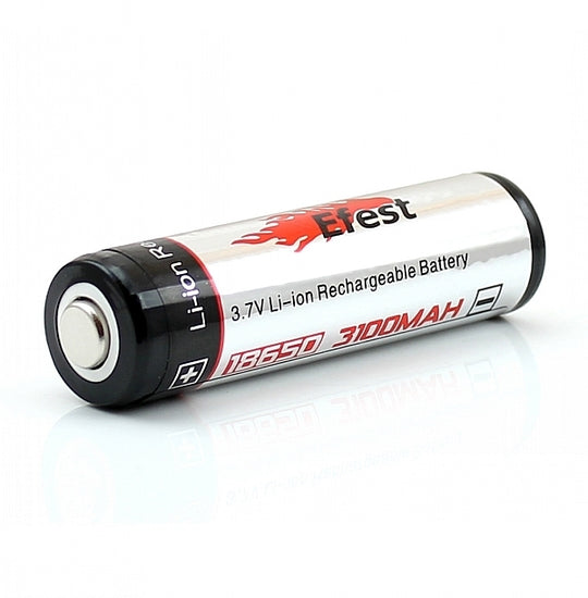 Efest 3106 18650 3100mAh 3.7V Protected Lithium Ion (Li-ion) Button Top Battery - Boxed