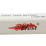 Efest 3145 IMR 10440 350mAh 3.7V Unprotected Lithium Manganese (LiMn2O4) Flat Top Batteries - Boxed, 2-Pack