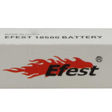Efest 3163 IMR 18500 1100mAh 3.7V Unprotected Lithium Manganese (LiMn2O4) Button Top Battery - Boxed