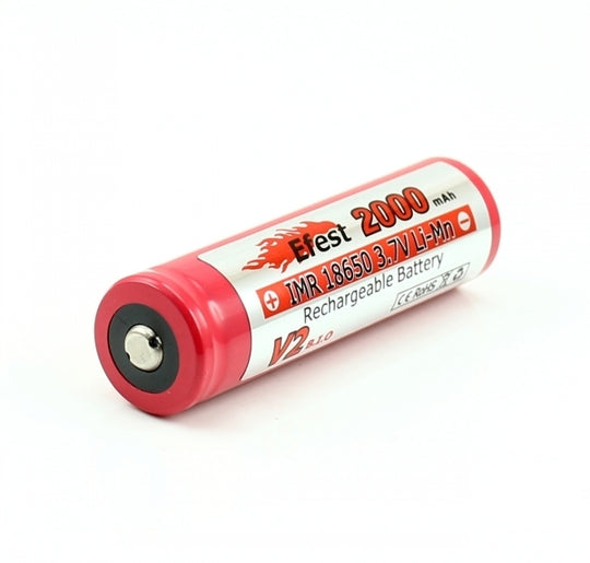 Efest 3245 IMR 18650 2000mAh 3.7V Unprotected Lithium Manganese (LiMn2O4) Button Top Battery - Boxed