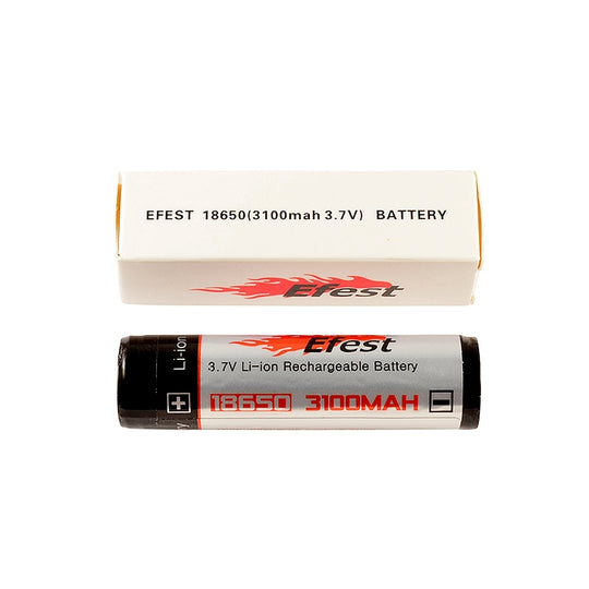 Efest 3563 18650 3100mAh 3.7V Unprotected Lithium Ion (Li-ion) Flat Top Battery - Boxed