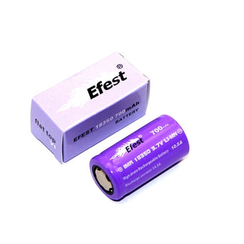 Efest 4084 IMR 18350 700mAh 3.7V Unprotected Lithium Manganese (LiMn2O4) Button Battery - Boxed