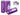 Efest Purple 4340 IMR 18500 1000mAh 3.7V Unprotected High-Drain 15A Lithium Manganese (LiMn2O4) Flat Top Battery - Boxed