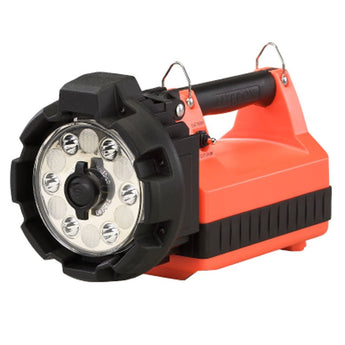 Streamlight E-Flood LiteBox HL High Lumen Rechargeable Lantern / Flood Light - 6 x C4 LEDs - 5300 Lumens - Includes 12V SLA Battery  - Orange - AC/DC Charger, Vehicle Mount System/DC Charger, or No Charger