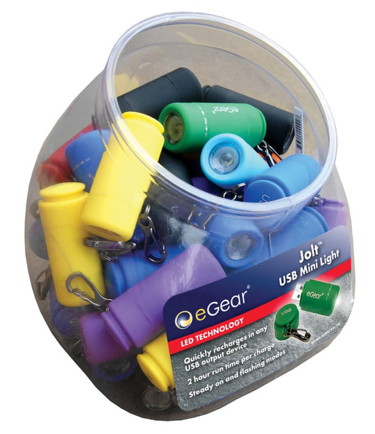 eGear JOLT USB MINI LIGHT 50-pc Cookie Jar - Assorted Colors