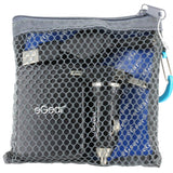 eGear Universal USB Charging Kit 100-240V 1A Output AC Wall Adapter and 12V Car Converter - Black or White