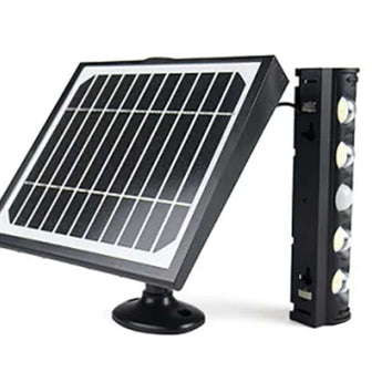 Wagan EL8567 In and Out Solar Wall Light - 1000 Lumens - Uses Built-in Li-ion Battery Pack
