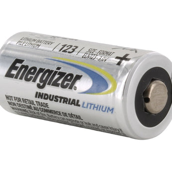 Energizer Industrial ELN123 1500mAh 3V Lithium Primary (LiMNO2) Button Top Battery - Case of 96