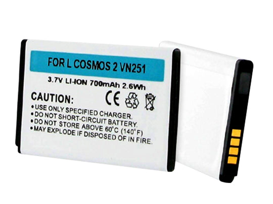 Empire BLI-1178-.7 700mAh 3.7V Replacement Lithium-Ion (Li-ion) Cell Phone Battery Pack for LG COSMOS 2 VN251