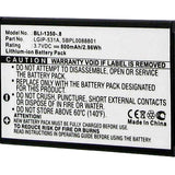 Empire BLI-1350-.8  800mAh 3.7V Replacment Lithium Ion (Li-Ion) Battery for Various LG Cellphones