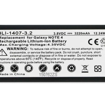 Empire BLI-1407-3.2 3220mAh 3.85V Lithium Ion (Li-ion) Samsung Galaxy Note 4 NFC Battery