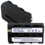 Empire BLI-153-15C 2000mAh 7.2V Replacement Lithium Ion (Li-Ion) Camcorder Battery Pack for the SONY NP-F330