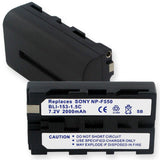 Empire BLI-153-15C 2000mAh 7.2V Replacement Lithium Ion (Li-Ion) Camcorder Battery Pack for the SONY NP-F330