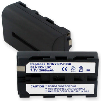 Empire BLI-153-15C 2000mAh 7.2V Replacement Lithium Ion (Li-Ion) Camcorder Battery Pack for the SONY NP-F330