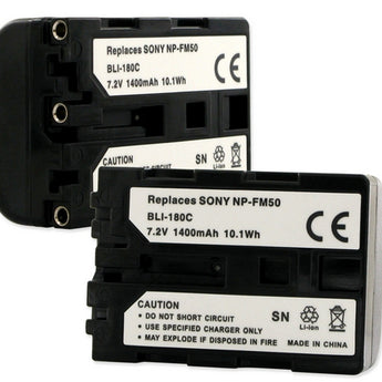Empire BLI-180C 1400mAh 7.2V Replacement Lithium Ion (Li-Ion) Digital Camera Battery Pack for the SONY NP-FM50