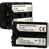 Empire BLI-180C 1400mAh 7.2V Replacement Lithium Ion (Li-Ion) Digital Camera Battery Pack for the SONY NP-FM50