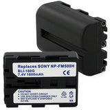 Empire BLI-180G 1600mAh 7.4V Replacement Lithium Ion (Li-Ion) Camera Battery Pack for the SONY NP-FM500H