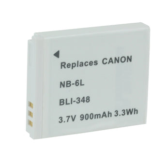 Empire BLI-348 900mAh 3.7V Replacement Lithium Ion (Li-Ion) Digital Camera Battery Pack for the Canon NB-6L