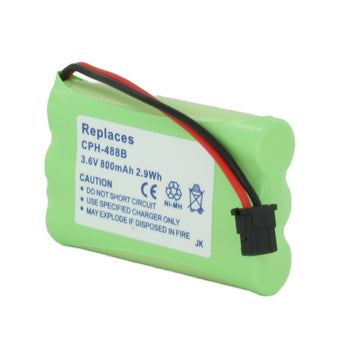 Empire 3.6V Replacement Nickel-Metal-Hydride (NiMH) 3 x 5/4 AAA Battery Pack with B Connector for Motorola Ojo Video Phone (CPH-488B)