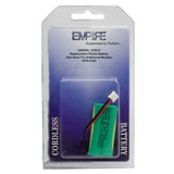 Empire 2.4V Replacement Nickel-Metal-Hydride (NiMH) 2 x AAA Battery Pack with D Connector for Panasonic, AT&T & Sony Phones (CPH-515D)