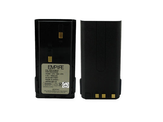 Empire 7.2V Replacement Nickel-Cadmium (NiCd) KNB-15A Battery Pack for Kenwood TK 2-Way Radios (EPP-KNB15)