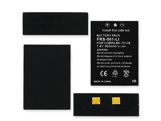Empire FRS-001-LI 850mAh 7.4V Replacement Lithium Ion (Li-ion) Walkie Talkie Battery for COBRA BK-70128