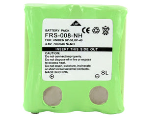 Empire FRS-008-NH 700mAh 4.8V Replacement Nickel-Metal-Hydride (NiMH) Battery Pack for Uniden BP-38 / BP-39 2-Way Radio