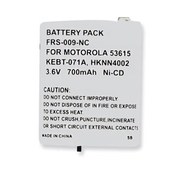 Empire FRS-009-NC 700mAh 3.6V Replacement Nickel-Cadmium (NiCd) Battery Pack for Motorola 53615 2-Way Radio