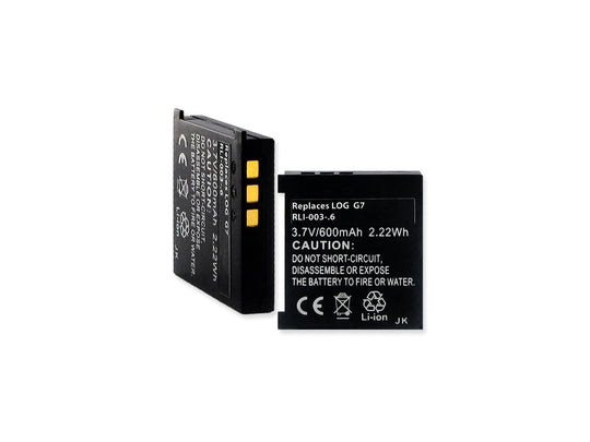 Empire RLI-003-6 600mAh 3.7V Replacement Lithium Ion (Li-Ion) Remote Control Battery for Logitech G7