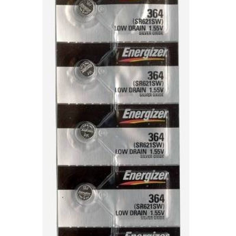 Energizer 364 363 Silver Oxide SR621W SR621SW 1pc (Each)