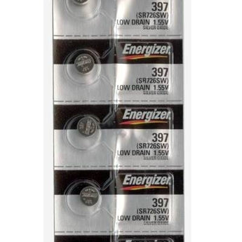 Energizer 397 396 Silver Oxide SR726SW, SR726W 1pc (Each)