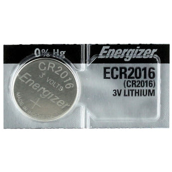 Energizer ECR2016 100mAh 3V Lithium Primary (LiMNO2) Coin Cell Battery - 1 Piece Tear Strip, Sold Individually