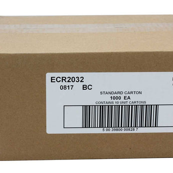 Energizer ECR2032 240mAh 3V Lithium Primary (LiMNO2) Coin Cell Battery - 1 Piece Tear Strip, Sold Individually