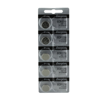 Energizer ECR1216 34mAh 3V Lithium Primary (LiMnO2) Coin Cell Battery - 1 Piece Tear Strip, Sold Individually