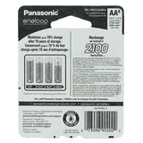 Panasonic Eneloop BK-3MCCA-8BA AA 2000mAh 1.2V Low Self Discharge Nickel Metal Hydride (NiMH) Button Top Batteries - 8 Pack Retail Card