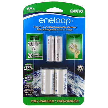 Sanyo Eneloop Rechargeable AA 1.2V 2000mAh NiMh Batteries