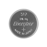 Energizer 317VZ SR716SW (8000PK) 11.5mAh 1.55V Silver Oxide (Zn/Ag20) Coin Cell Batteries - Case of 8000