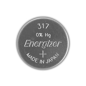 Energizer 317VZ SR716SW (8000PK) 11.5mAh 1.55V Silver Oxide (Zn/Ag20) Coin Cell Batteries - Case of 8000